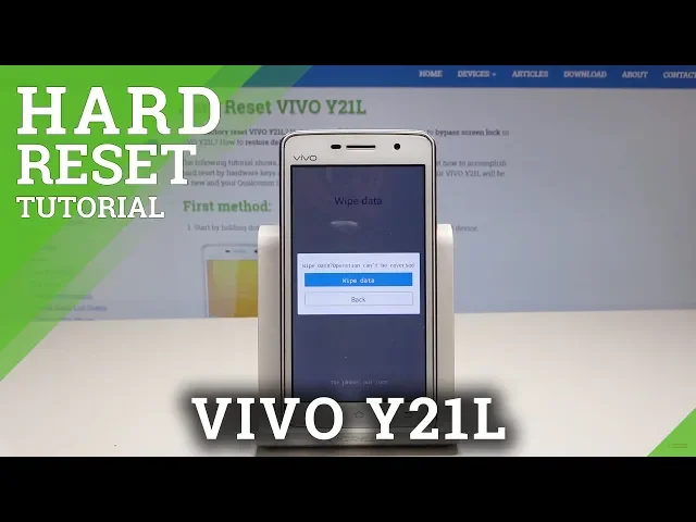 Video thumbnail for Hard Reset VIVO Y21L - Factory Reset by Recovery Mode / Wipe Data