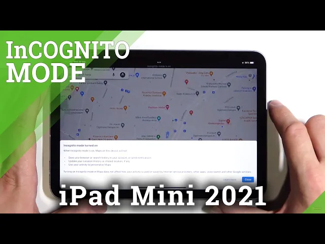 Video thumbnail for How to Turn On Incognito Mode in Google Maps on iPad mini 2021
