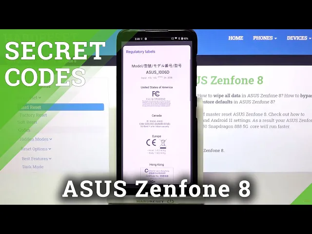 Video thumbnail for Secret Codes ASUS ZenFone 8 – Hidden Modes / Test Menu