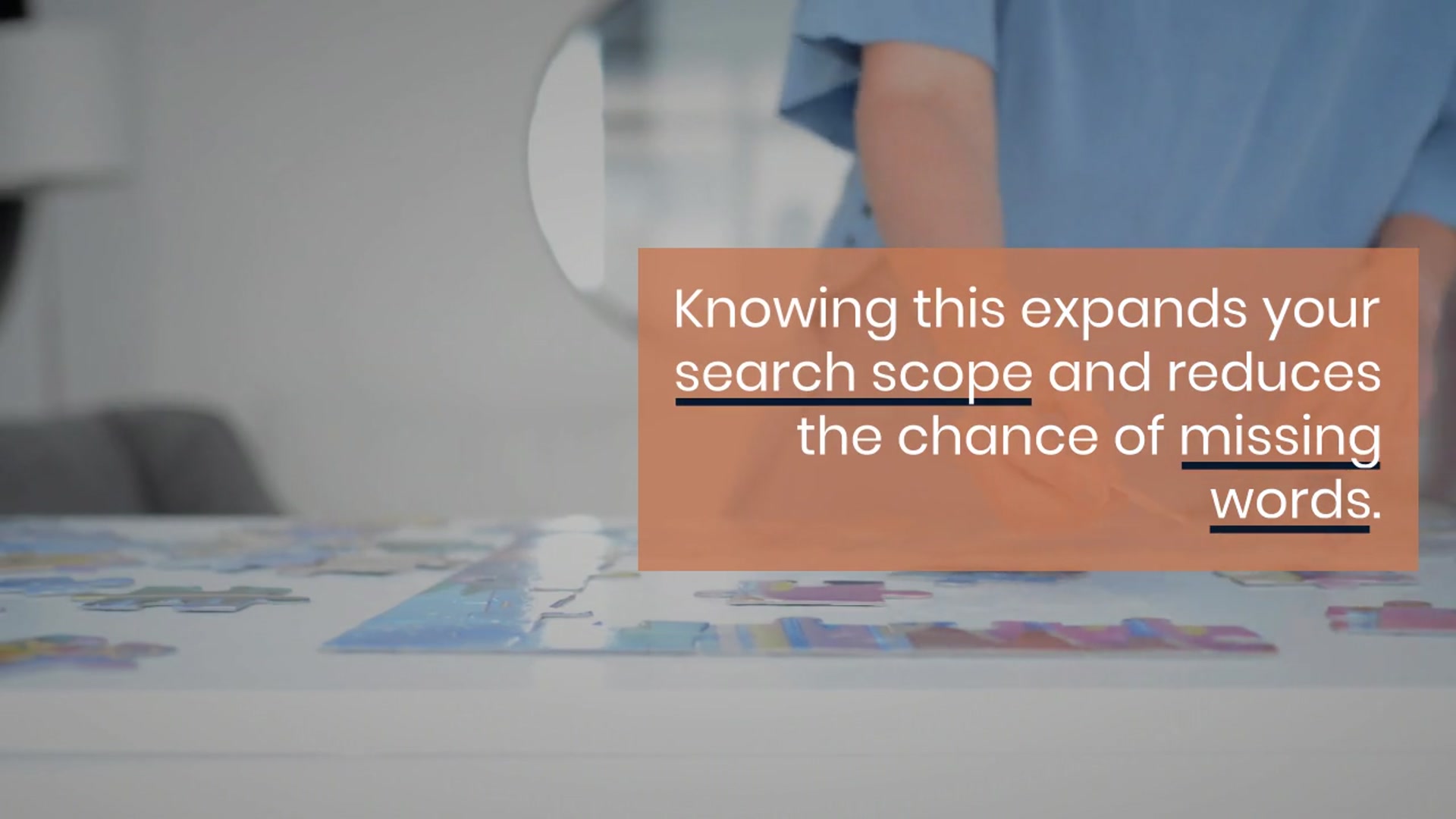 Video thumbnail for Finding hidden puzzle words