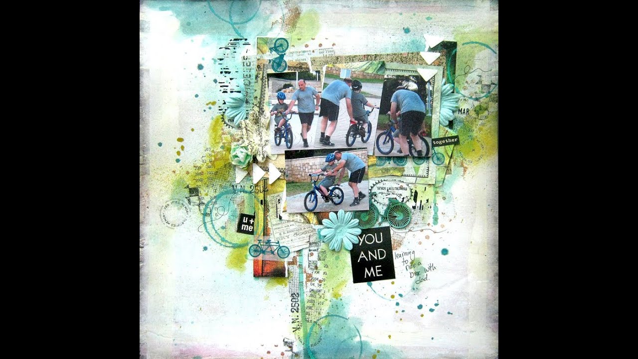 Video thumbnail for Mixed Media Layout: You and Me
