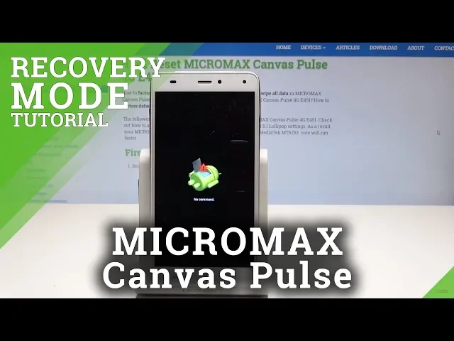 Video thumbnail for Recovery Mode MICROMAX Canvas Pulse - Enter & Quit Recovery Mode
