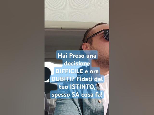Video thumbnail for E tu hai preso la tua decisione?💪🏼 #shorts #motivation