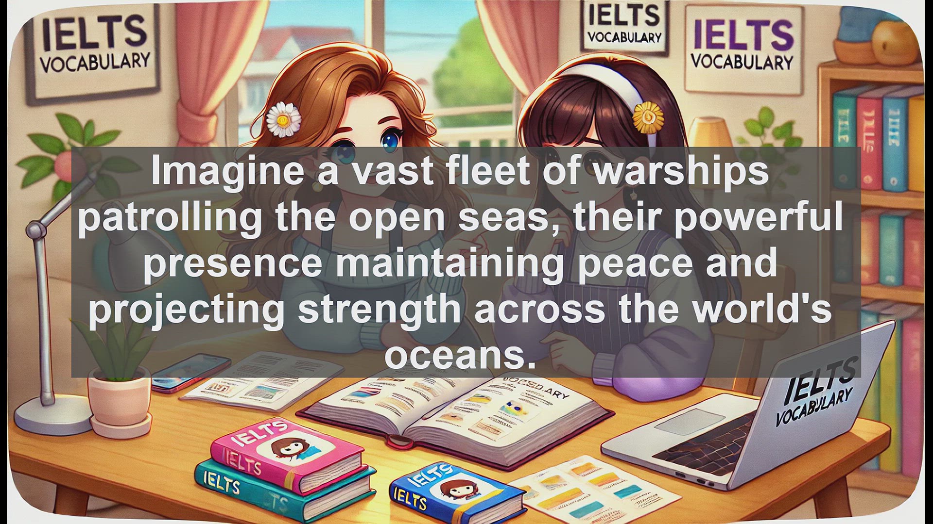 'Video thumbnail for 5000 Must Know IELTS 8.0 Vocabulary - Naval: The Power of Military Fleets at Sea'