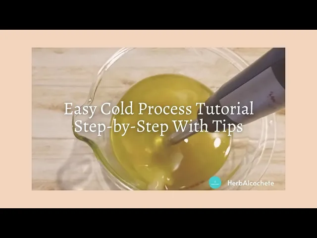 Video thumbnail for Learn To Make Soap by Cold Process ~ Easy Tips ~ Easy Steps