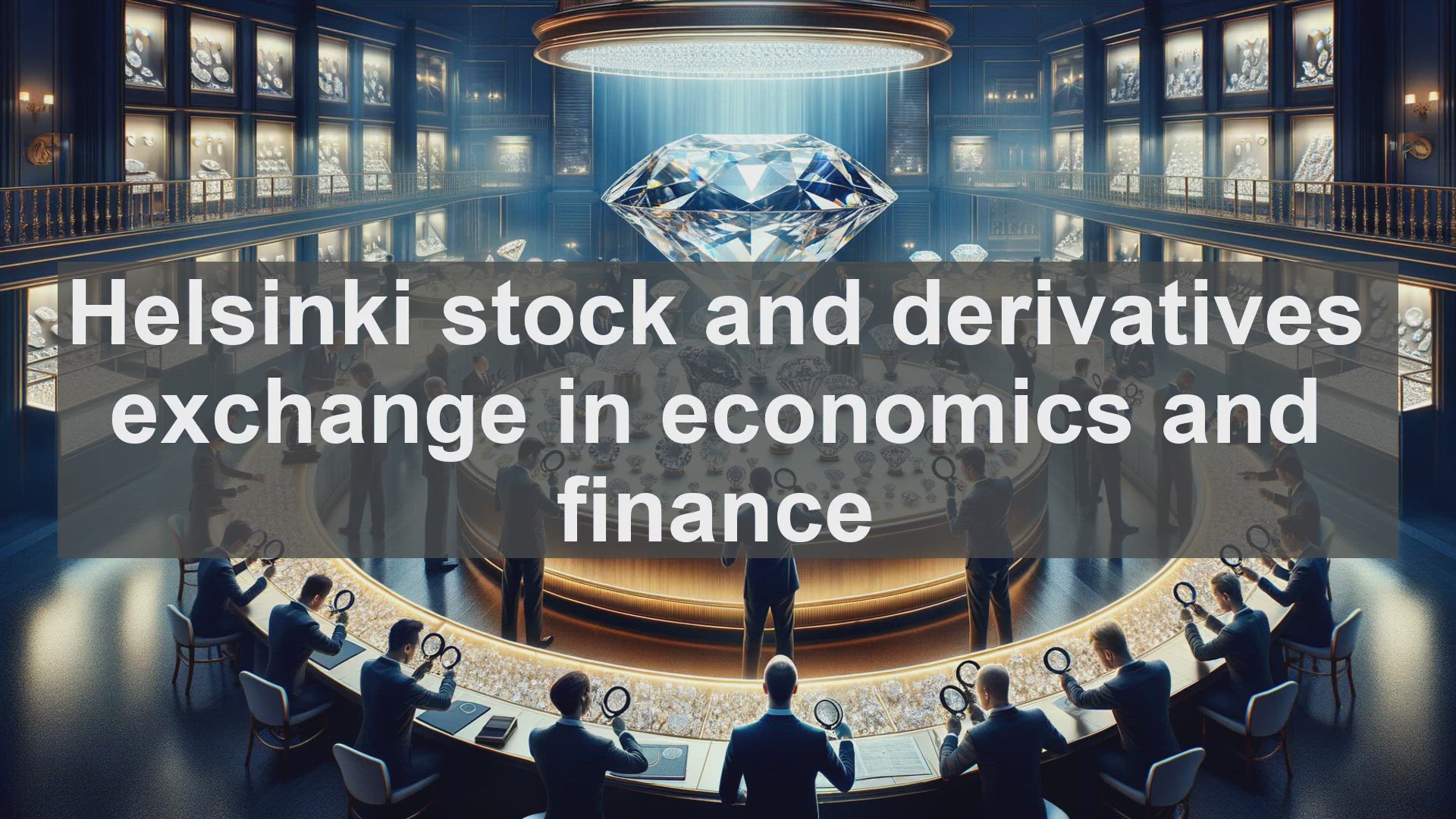 'Video thumbnail for Helsinki stock and derivatives exchange in economics and finance'