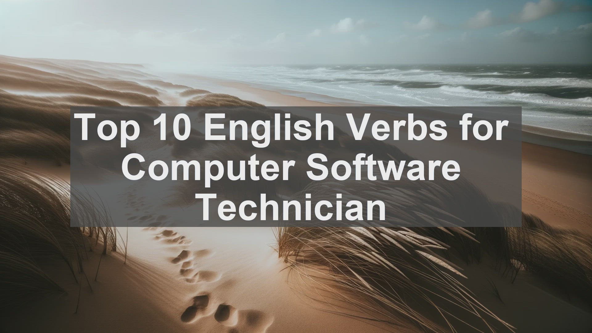 'Video thumbnail for Top 10 English Verbs for Computer Software Technician'