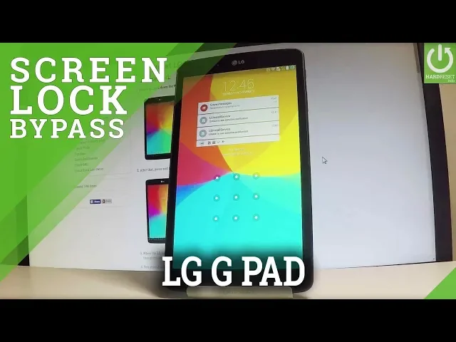 Video thumbnail for LG V490 G Pad Hard Reset / Bypass Screen Lock / Wipe Data