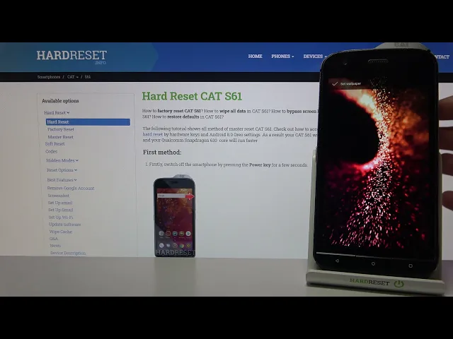 Video thumbnail for CAT S61 Stock Wallpapers