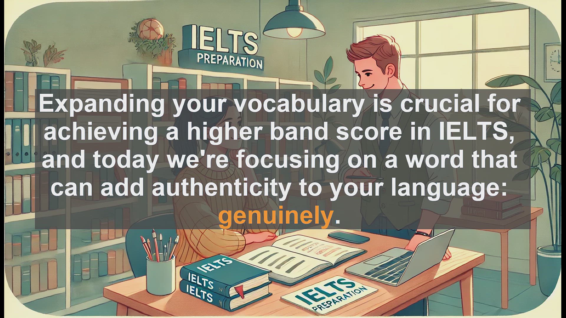 'Video thumbnail for 2500 Must Know IELTS 6.5 Vocabulary - How to Use 'Genuinely' in IELTS: Boost Your Vocabulary'