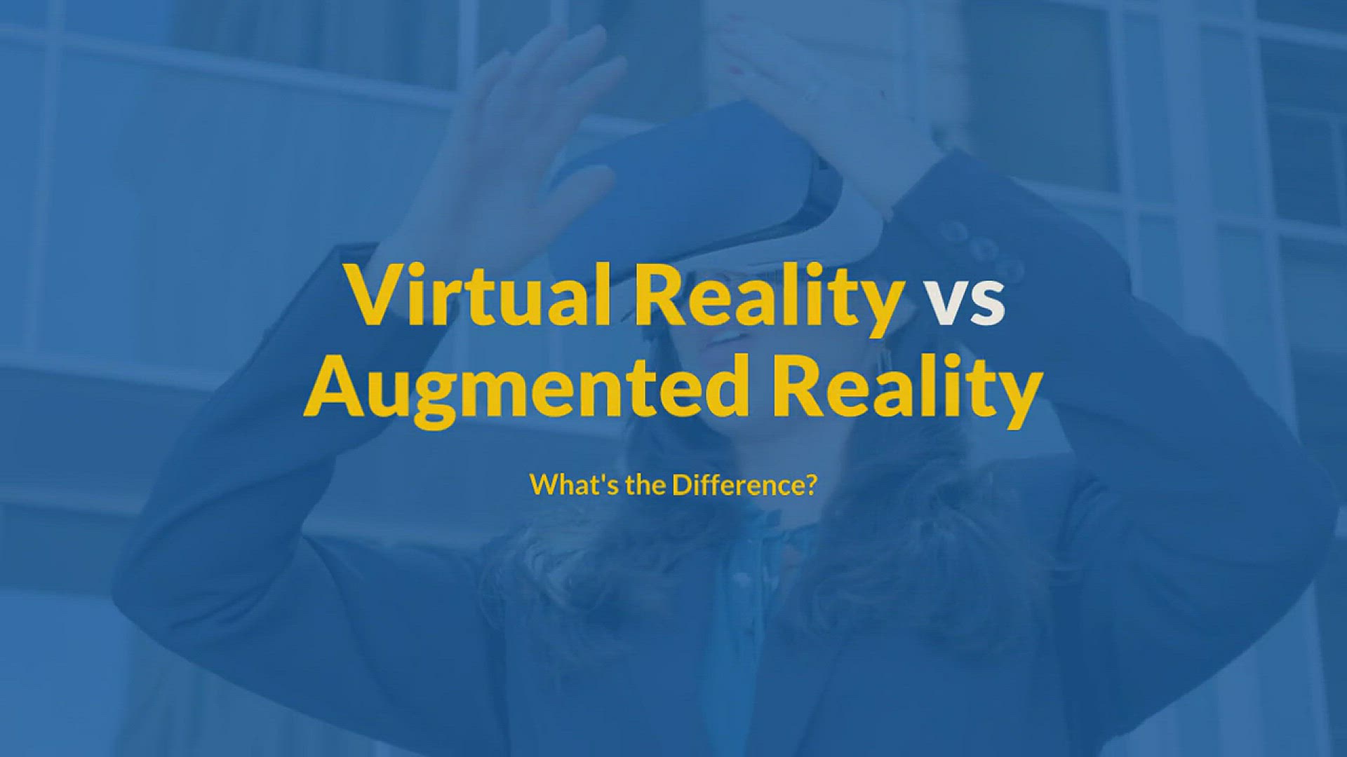 'Video thumbnail for Virtual Reality vs Augmented Reality: What's the difference?'