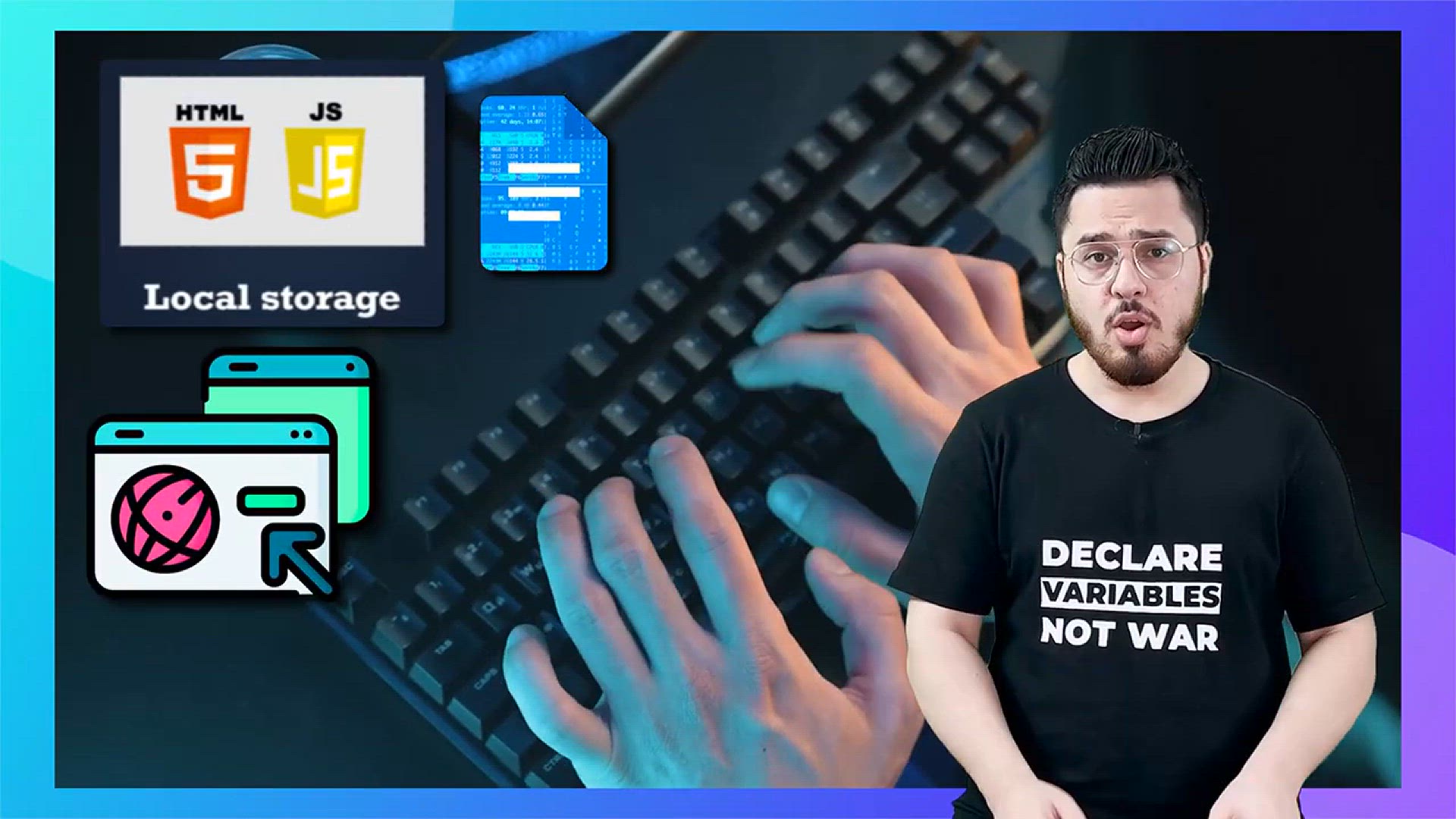 'Video thumbnail for localStorage & related methods _ JavaScript Tutorial in Hindi #69'