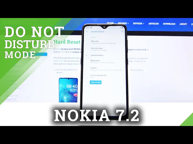 Video thumbnail for How to Enter Do Not Disturb Mode in NOKIA 7.2 – Activate DND