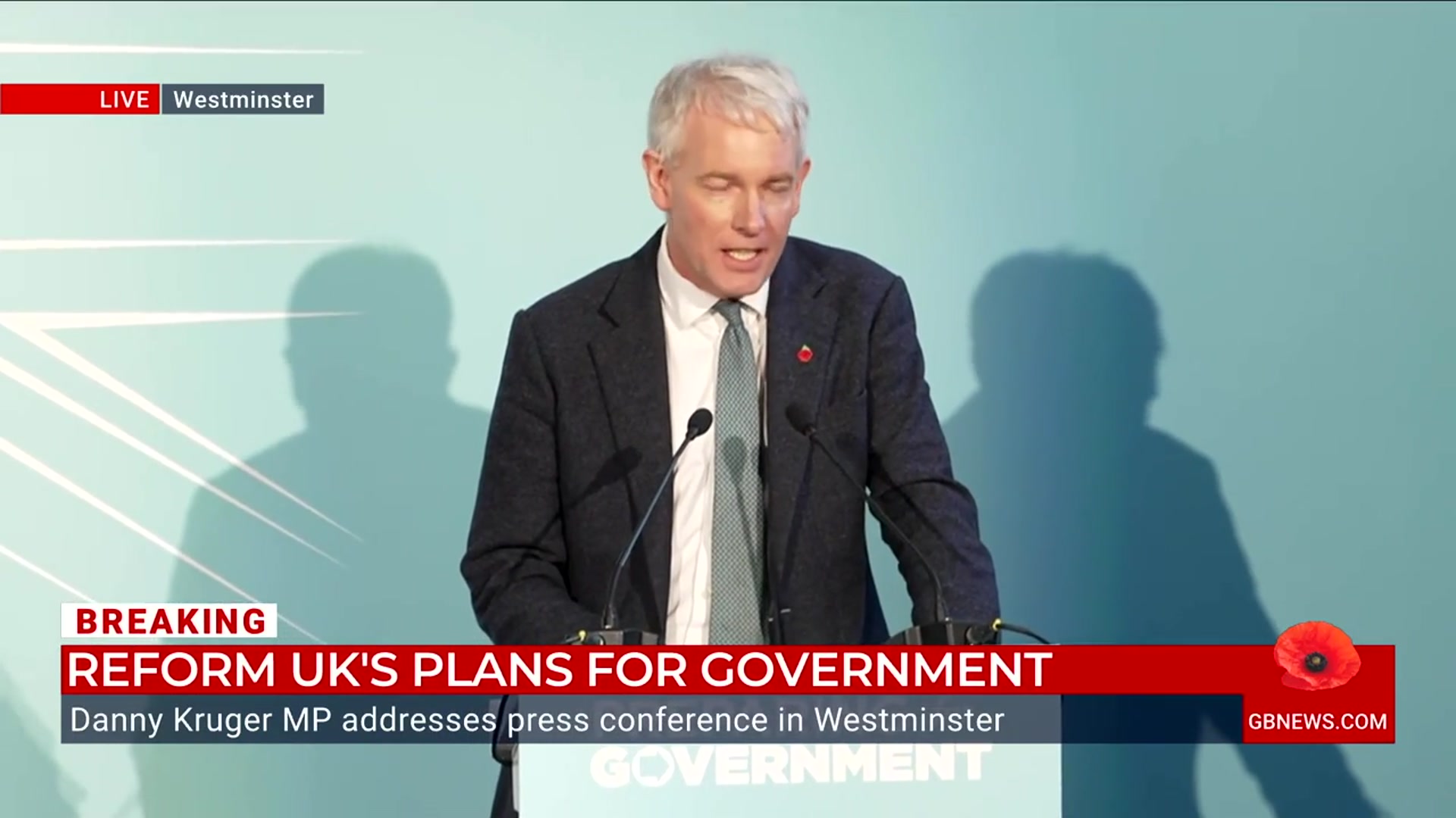 'Video thumbnail for WATCH IN FULL: Danny Kruger outlines Reform's three-point plan to 'restore Whitehall''