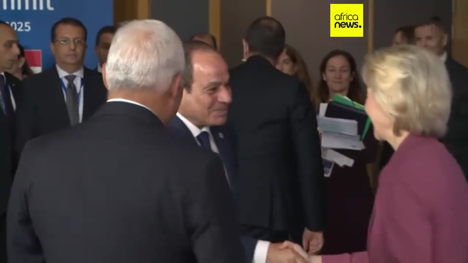 'Video thumbnail for EU and Egypt hold inaugural joint summit'