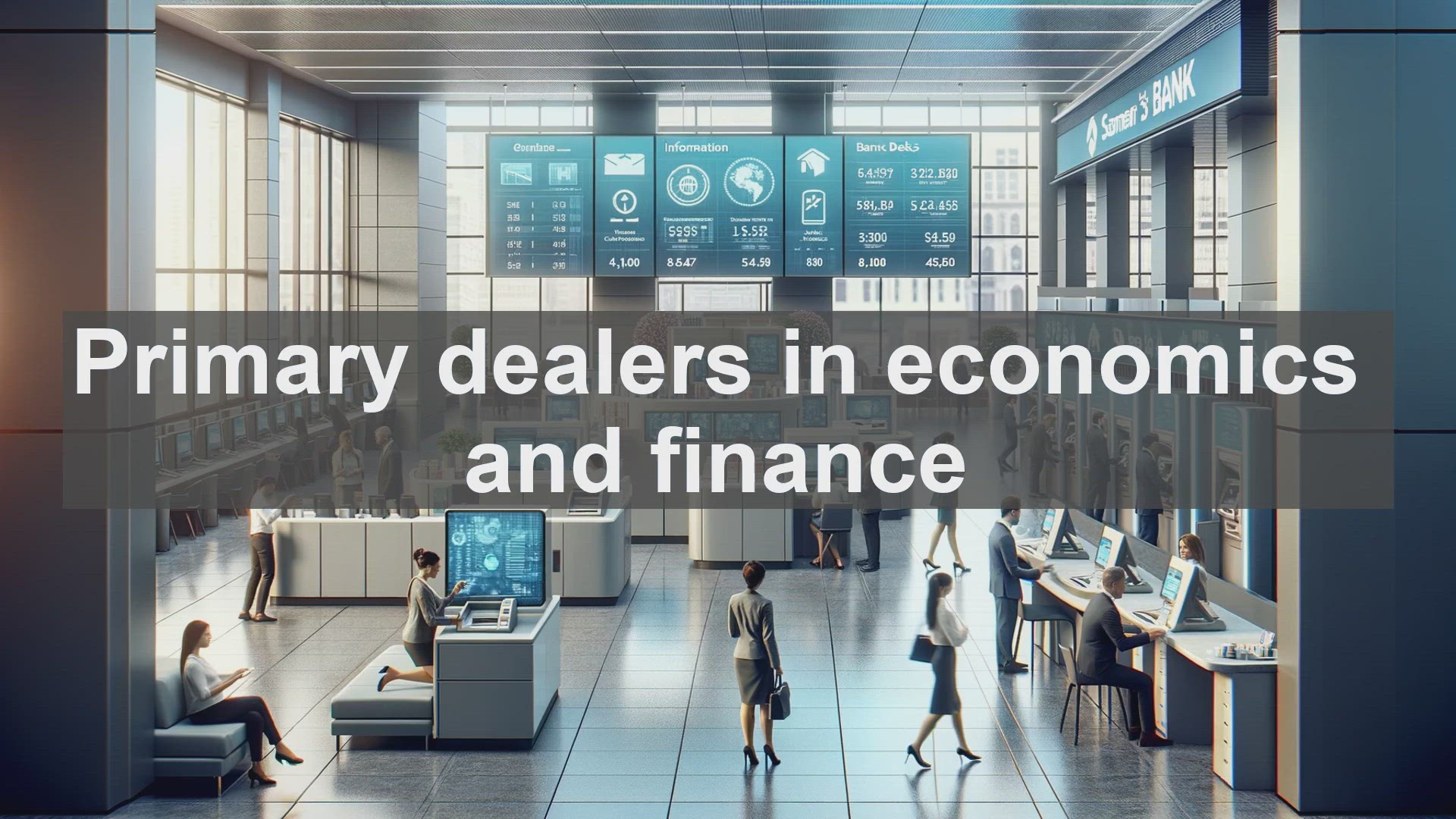 'Video thumbnail for Primary dealers in economics and finance'