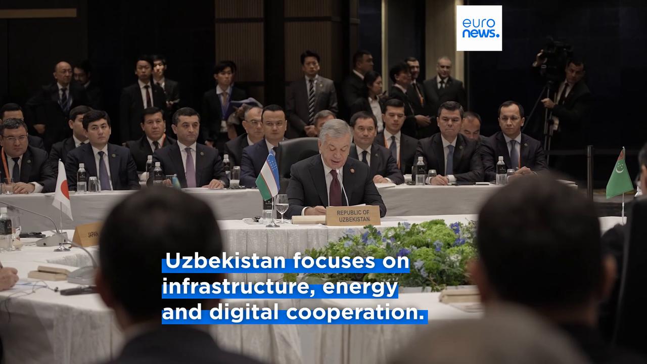 Video thumbnail for Central Asia and Japan discuss new cooperation formats at inaugural Tokyo summit