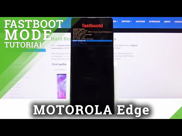 Video thumbnail for How to Enter Fastboot Mode in Motorola Edge – Exit Fastboot Mode
