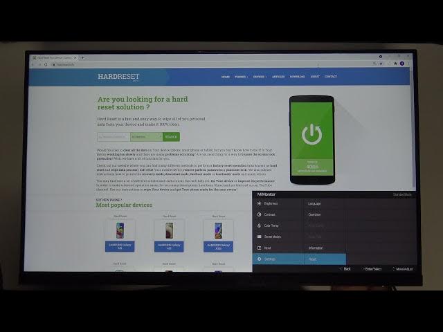 Video thumbnail for How to Factory Reset XIAOMI Mi Desktop Monitor 1C - Restore Factory Defaults on Xiaomi Display