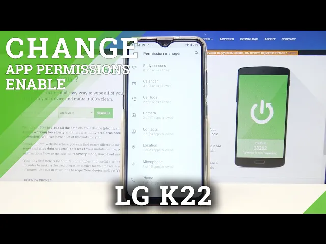Video thumbnail for How to Manage App Permissions on LG K22 – Change App Permissions