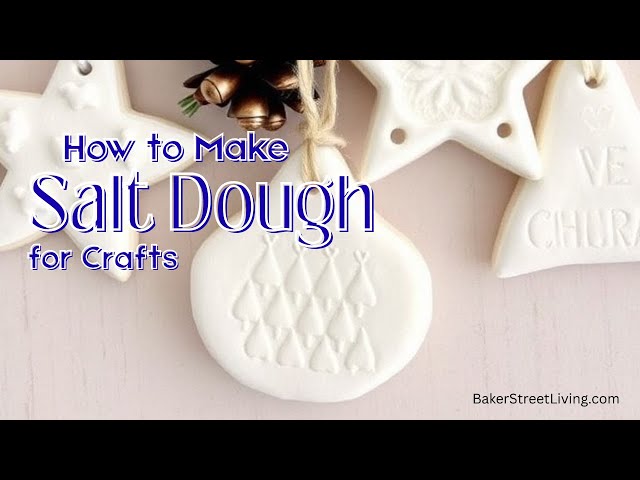 Video thumbnail for How to Make Salt Dough for Craft Projects