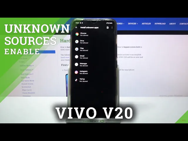 Video thumbnail for How to Allow Unknown Sources on VIVO V20 – Install Apps From Unknown Sources