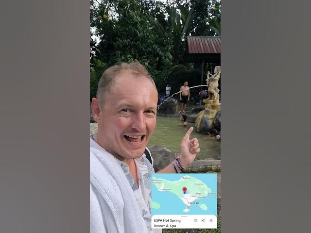 Video thumbnail for Hot springs ♨️ and lukewarm river 💦 in Bali 🏝️