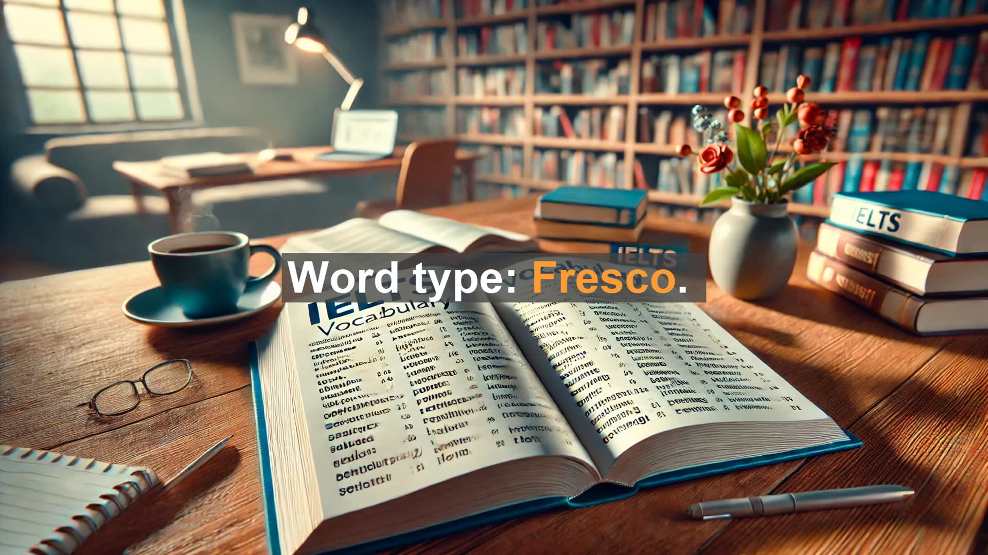 'Video thumbnail for 5000 Must Know IELTS 8.0 Vocabulary - Fresco: The Art of Painting on Fresh Plaster'
