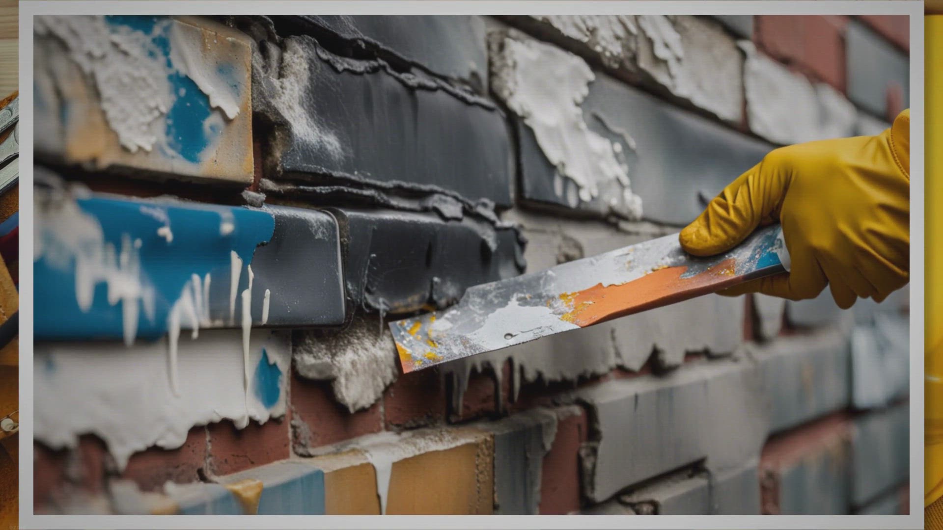 'Video thumbnail for How to Remove Paint from Brick'