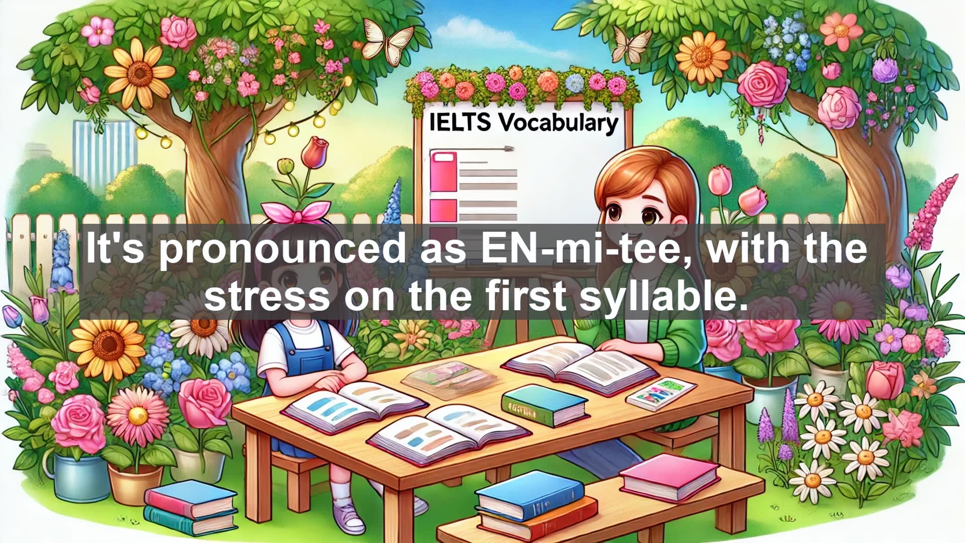 'Video thumbnail for 5000 Must Know IELTS 8.0 Vocabulary - Understanding Enmity: A Deep Dive into Hostility'