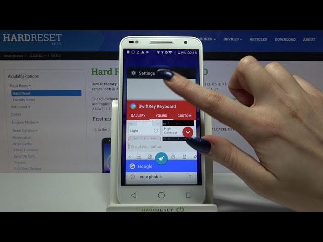 Video thumbnail for How to Change Keyboard Theme on ALCATEL U5 HD – Refresh Keyboard Look
