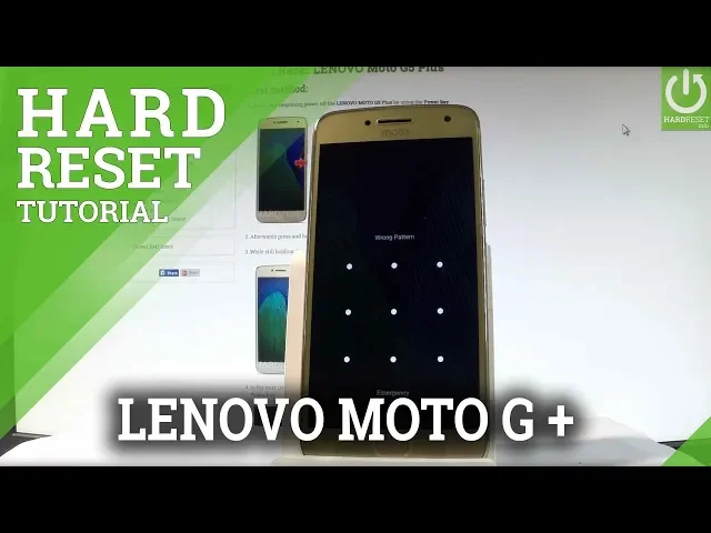 Video thumbnail for How to Hard Reset LENOVO Moto G5 Plus - Screen Lock Removal