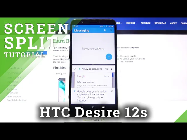 Video thumbnail for How to Open Apps in Split Screen View in HTC Desire 12s – Create Dual Screen