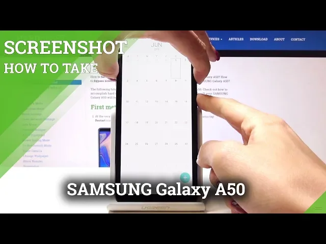 Video thumbnail for How to Capture Screen in SAMSUNG Galaxy A50 - Save Screenshot