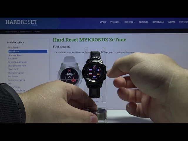 Video thumbnail for How to Change Language in MYKRONOZ ZeTime
