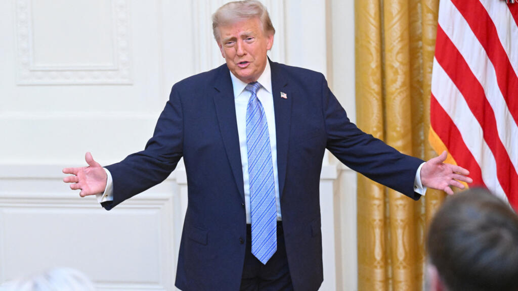Video thumbnail for Trump targets China and Russia with baseless claims of election interference
