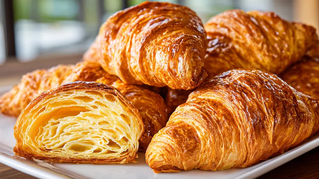 Video thumbnail for Never buy croissants again: a new method! The simplest recipe for croissants for every day!