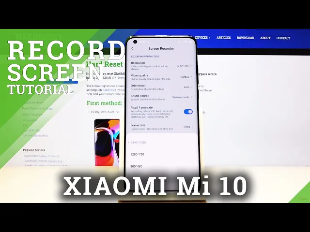 Video thumbnail for How to Record Screen in Xiaomi Mi 10 – Save Screen Action
