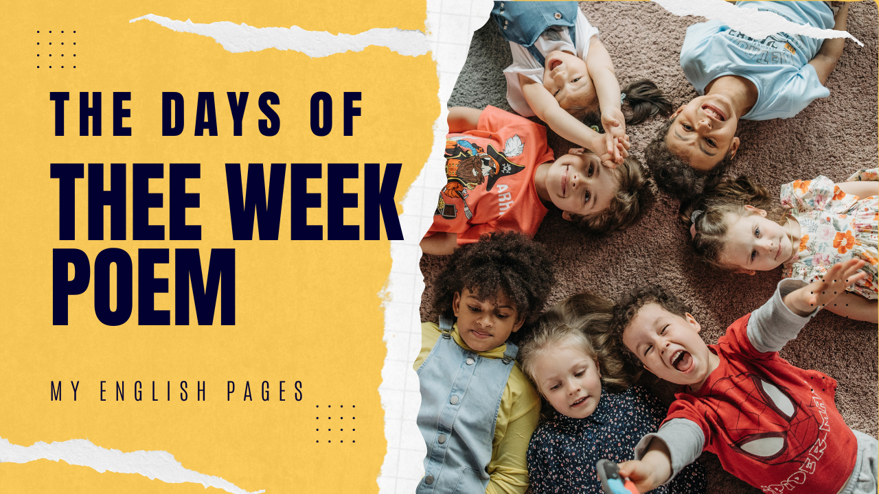 'Video thumbnail for Learn the Days of the Week with a Fun Poem | English Language Learning'