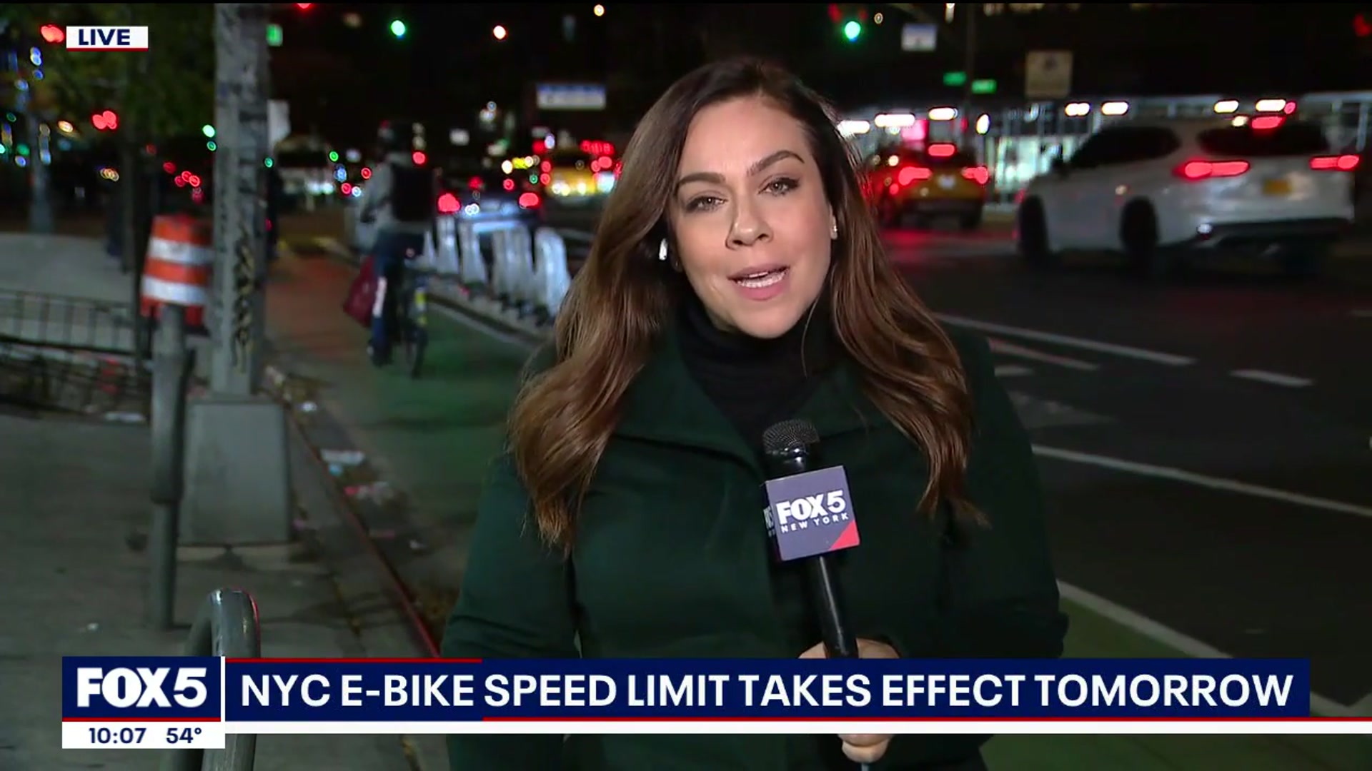 'Video thumbnail for NYC's new e-bike speed limit takes effect tomorrow'