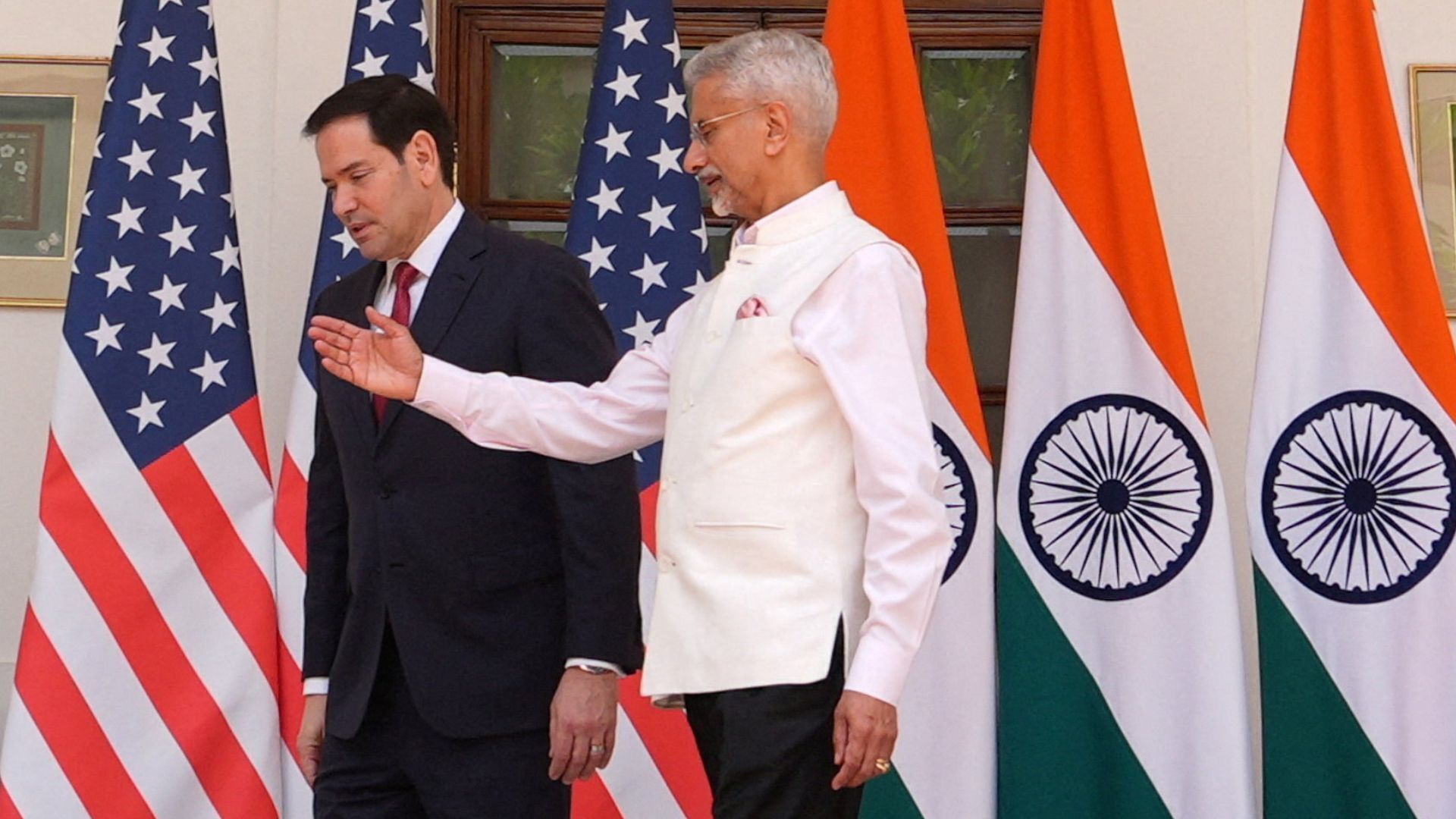 Video thumbnail for US Secretary of State Rubio in India to repair trade, energy and defence ties