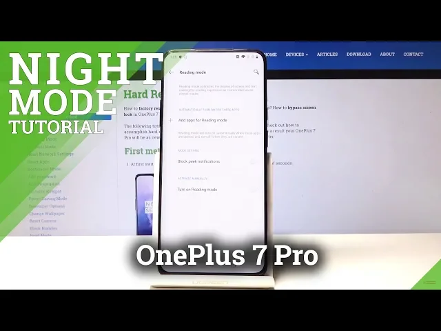 Video thumbnail for How to Enable Reading Mode in OnePlus 7 Pro