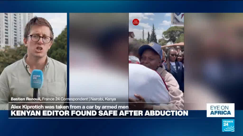 Video thumbnail for Kenyan editor found safe after abduction by armed men