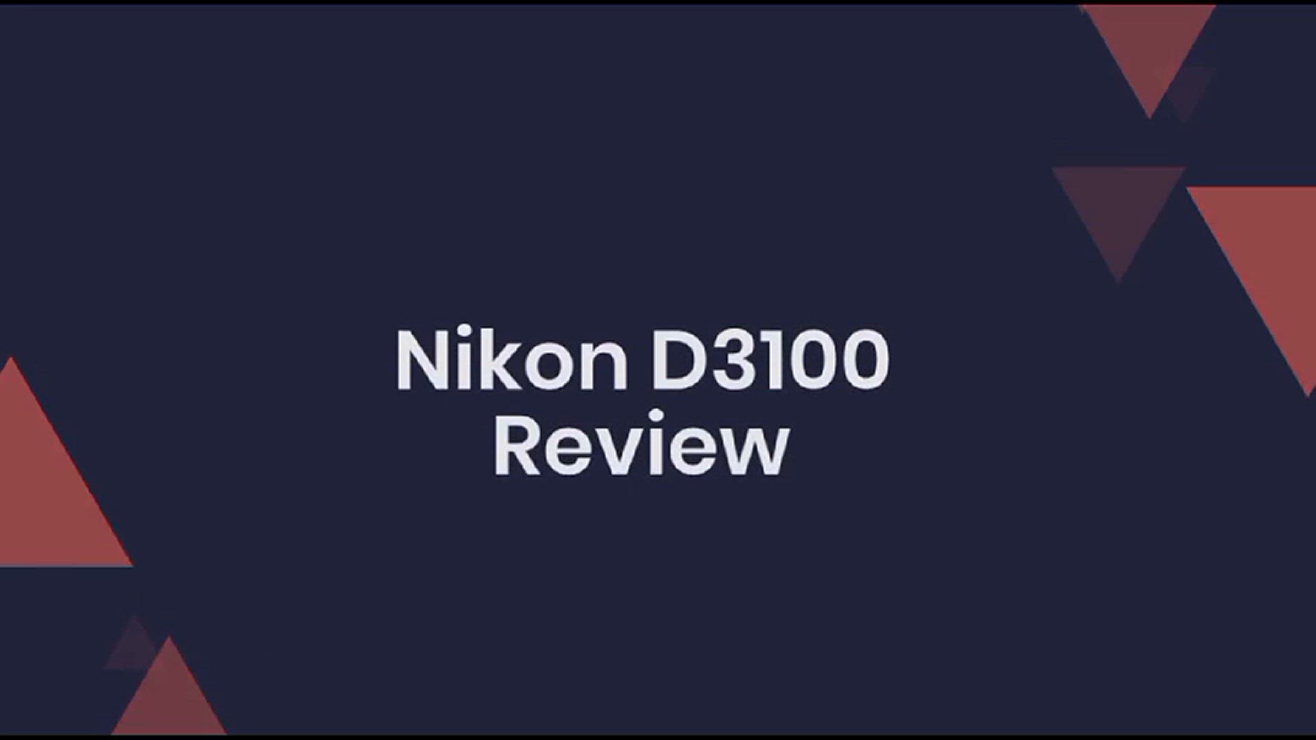 Video thumbnail for Nikon D3100 Review