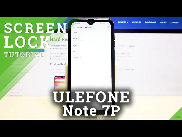 Video thumbnail for How to Add Pattern Lock in ULEFONE Note 7P – Set Up Screen Lock