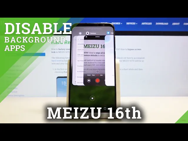 Video thumbnail for How to Turn off Running Apps in MEIZU 16TH – Disable Background Apps