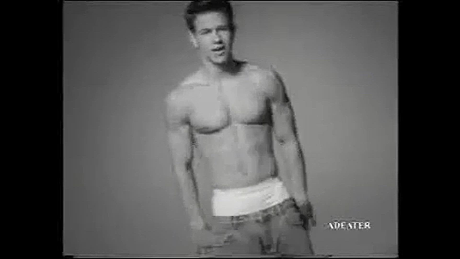 'Video thumbnail for Famous 90s Calvin Klein Mark Wahlberg Commercial'