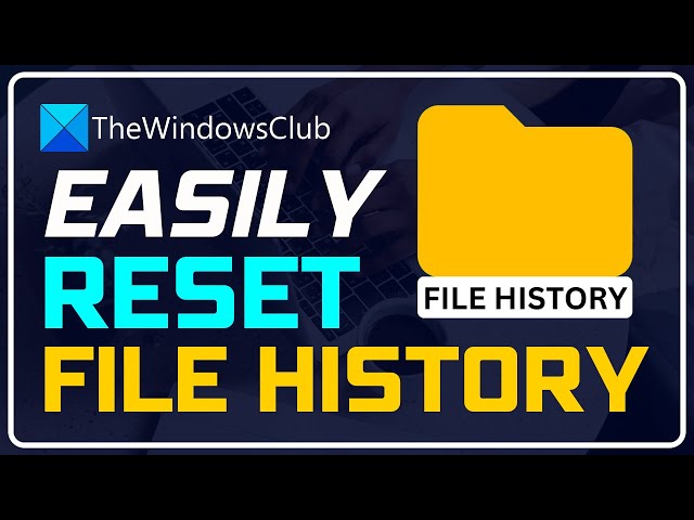 Video thumbnail for How to Reset File History in Windows 11