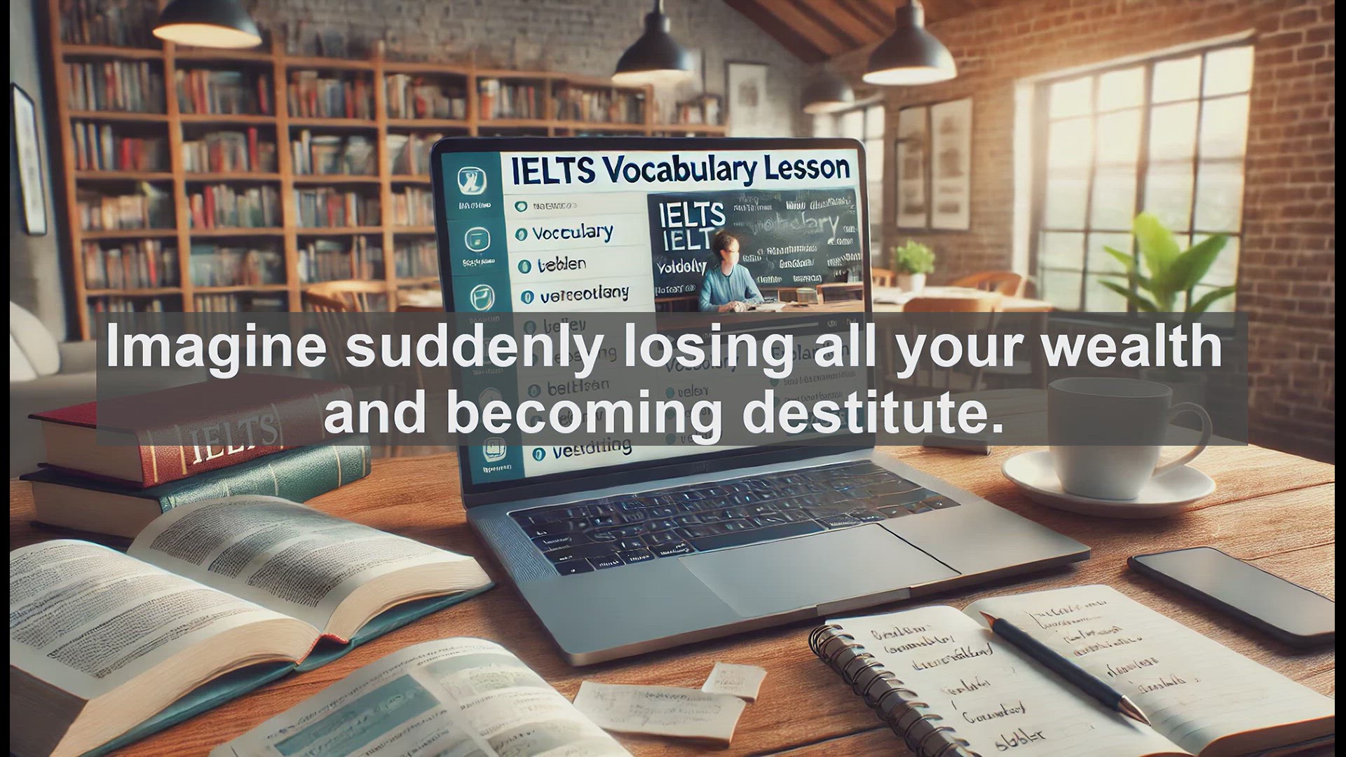 'Video thumbnail for 5000 Must Know IELTS 8.0 Vocabulary - Pauper: Mastering a Powerful IELTS Vocabulary Word'