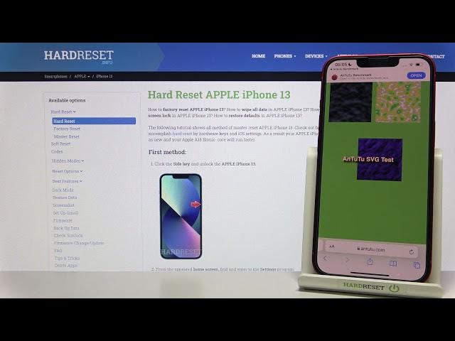 Video thumbnail for Antutu Benchmark html5 on Apple iPhone 13 - APPLE Performance Checkup